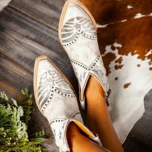 OLD GRINGO TAUPE UNITED SHORT BOOT 6.5 NIB